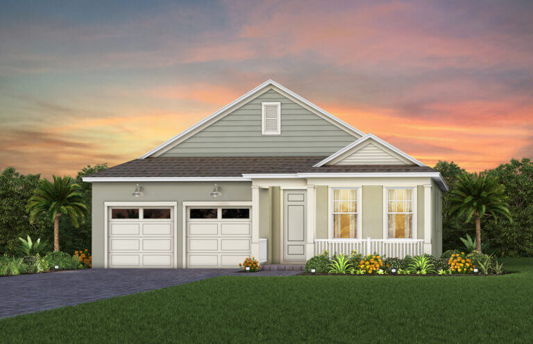 The Grow community home exterior rendering