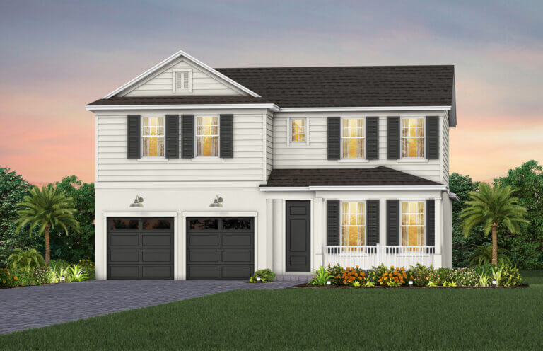 The Grow community home exterior rendering