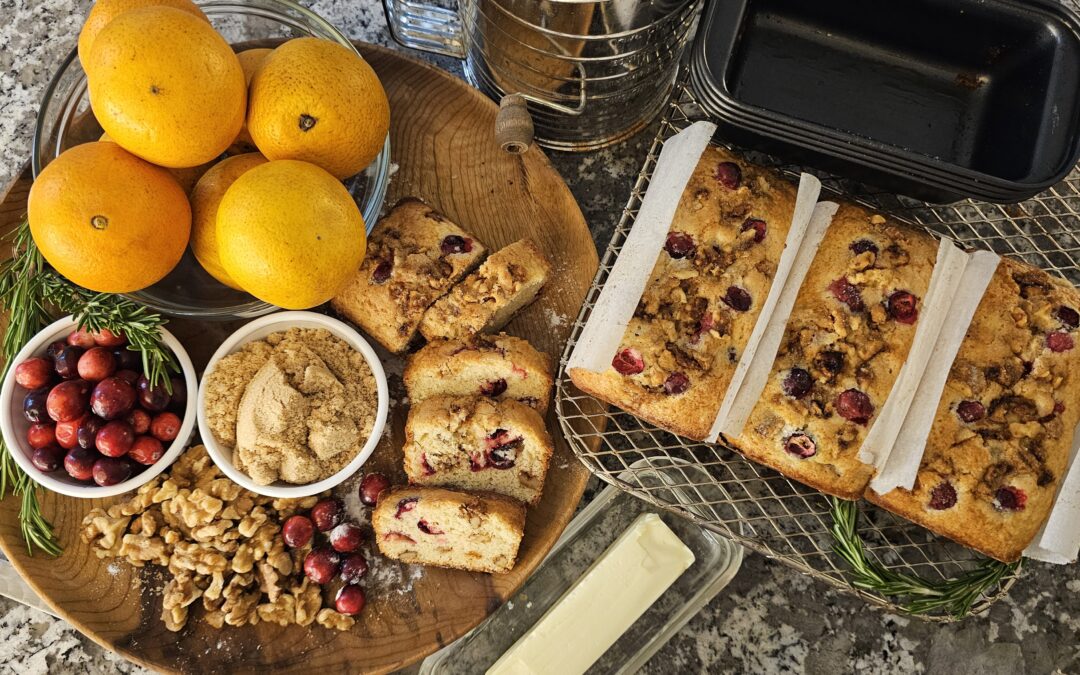 Orange Cranberry Walnut Quick Bread