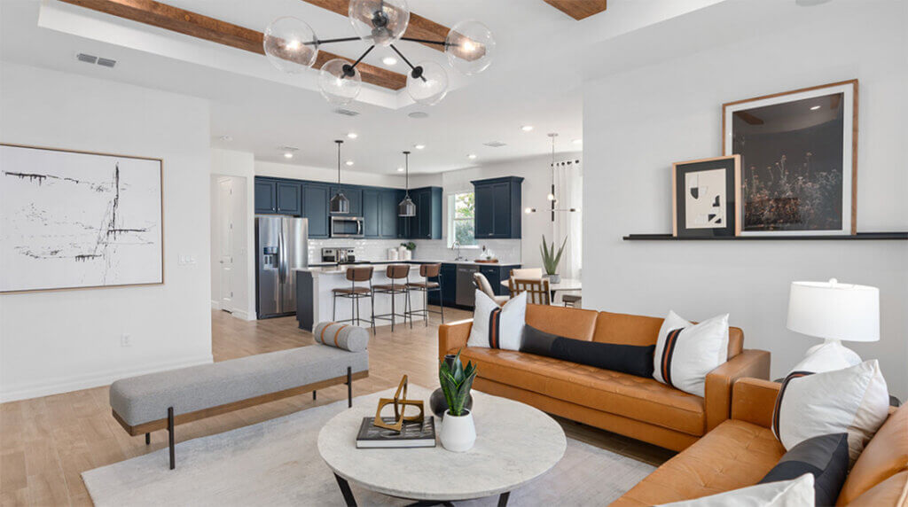 Open-Concept Gathering Areas in Home Designs at The Grow